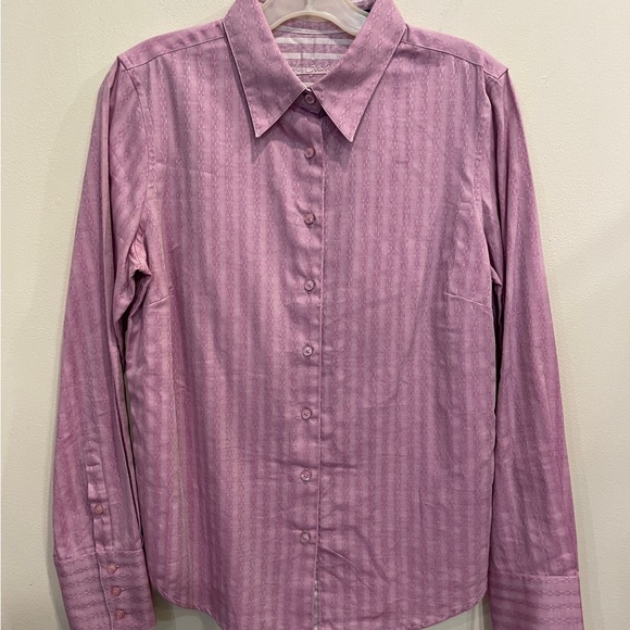 Robert Graham Pink Button Down Shirt Blouse - Picture 9 of 9